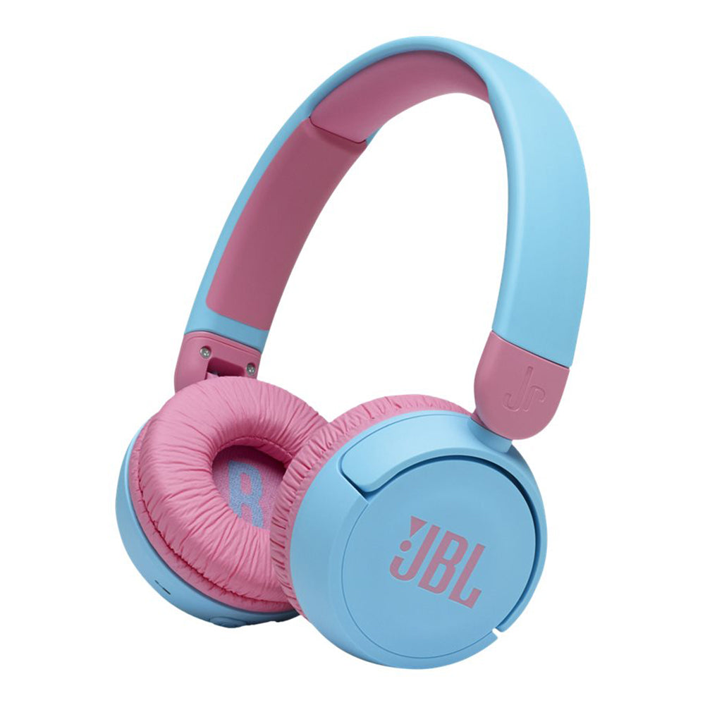 JR310BT - Bluetooth Høretelefoner Til Børn m. Mikrofon - Blå / Lyserød