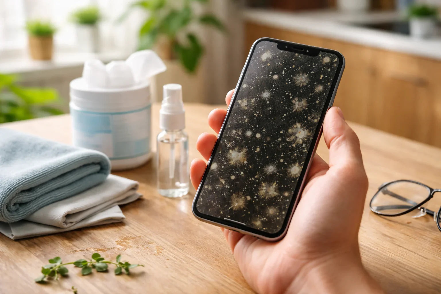 Hvor mange bakterier er der på din mobil? Få sandheden om mobilhygiejne
