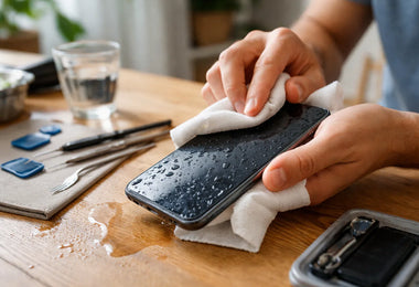 Vandskade på mobil: Ekspertråd og akuthjælp til mobil vandskade