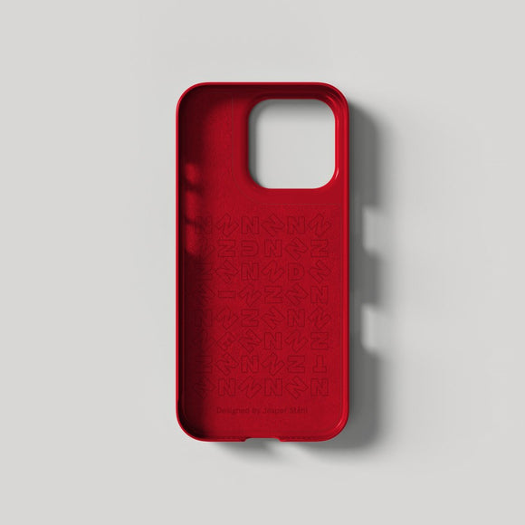 Nudient Thin Case iPhone 16 Pro Cover - MagSafe Kompatibel - Cherry Red Gloss