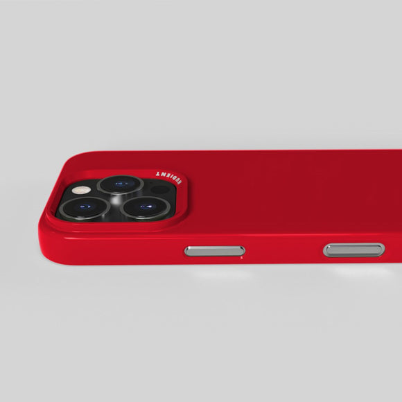 Nudient Thin Case iPhone 16 Pro Cover - MagSafe Kompatibel - Cherry Red Gloss