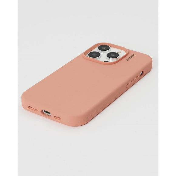 Nudient Base Silicone iPhone 14 Cover - Peach Orange