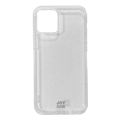 iPhone 12 / 12 Pro Joy Case Fleksibelt Plastik Cover m. Glimmer - Gennemsigtig / Sølv