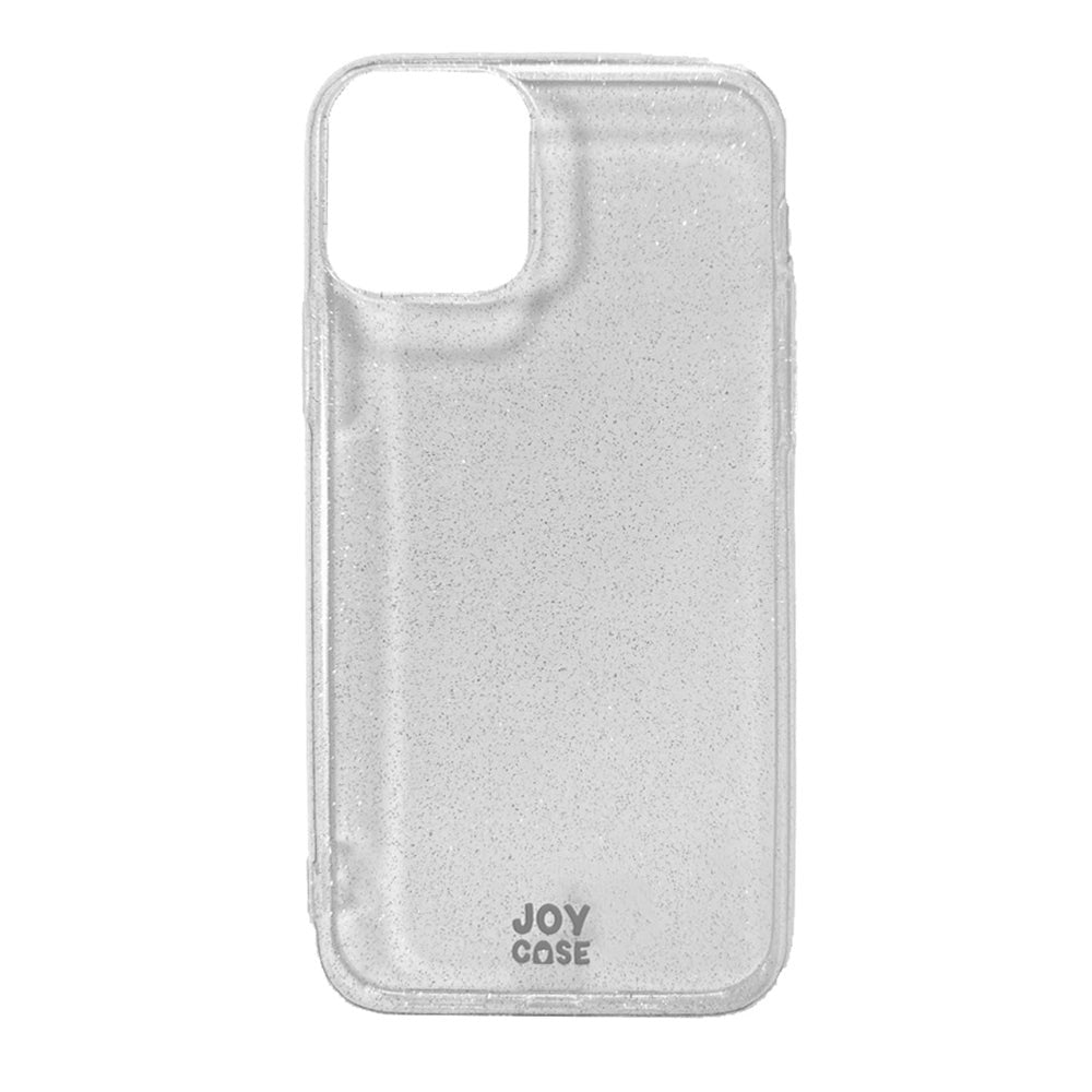 iPhone 11 Pro Joy Case Fleksibelt Plastik Cover m. Glimmer - Gennemsigtig / Sølv