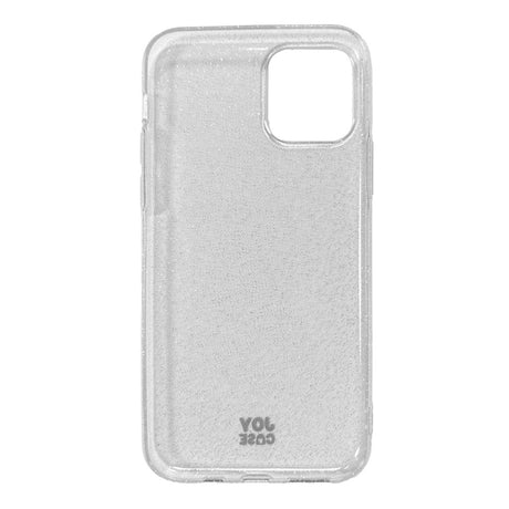 iPhone 11 Pro Joy Case Fleksibelt Plastik Cover m. Glimmer - Gennemsigtig / Sølv