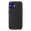 Original Apple iPhone 16 Silikone Cover - MagSafe Kompatibel - Black (MYY13ZM/A)