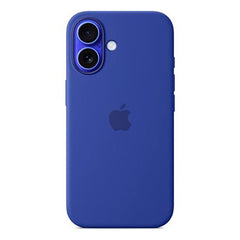 Original Apple iPhone 16 Silikone Cover - MagSafe Kompatibel - Ultramarine (MYY63ZM/A)