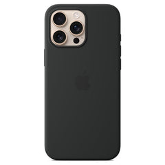 Original Apple iPhone 16 Pro Max Silikone Cover - MagSafe Kompatibel - Black (MYYT3ZM/A)