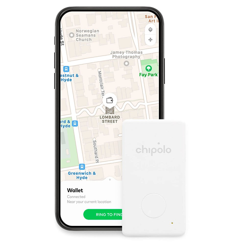 Navigation Cards Chipolo CARD - Bluetooth GPS Tracker - 2 Pack - Hvid | MOBILCOVERS.DK