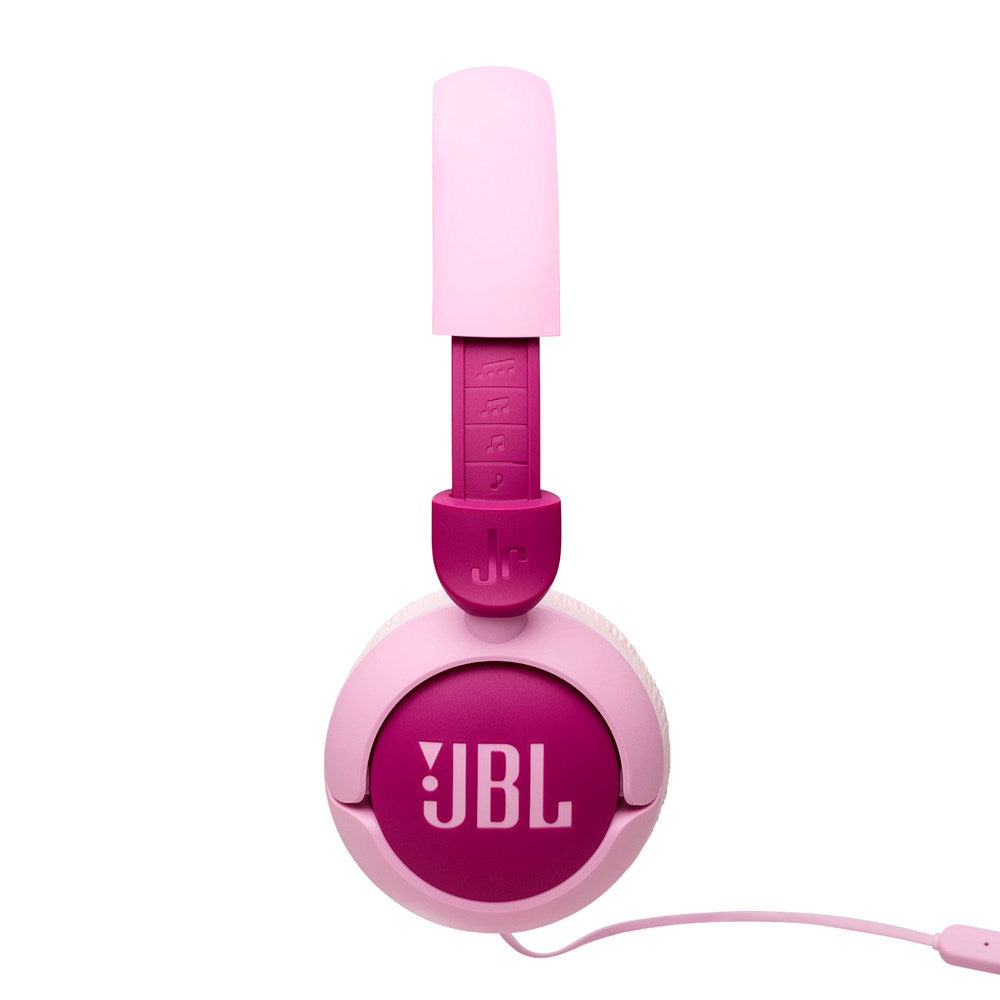 JBL Junior 320 On-Ear Børne Headset Maks. 85 dB m. Ledning - Høretelefoner - Lyserød