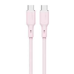Aukey CB-SCC101 100W USB-C til USB-C Kabel - 1m - Lyserød
