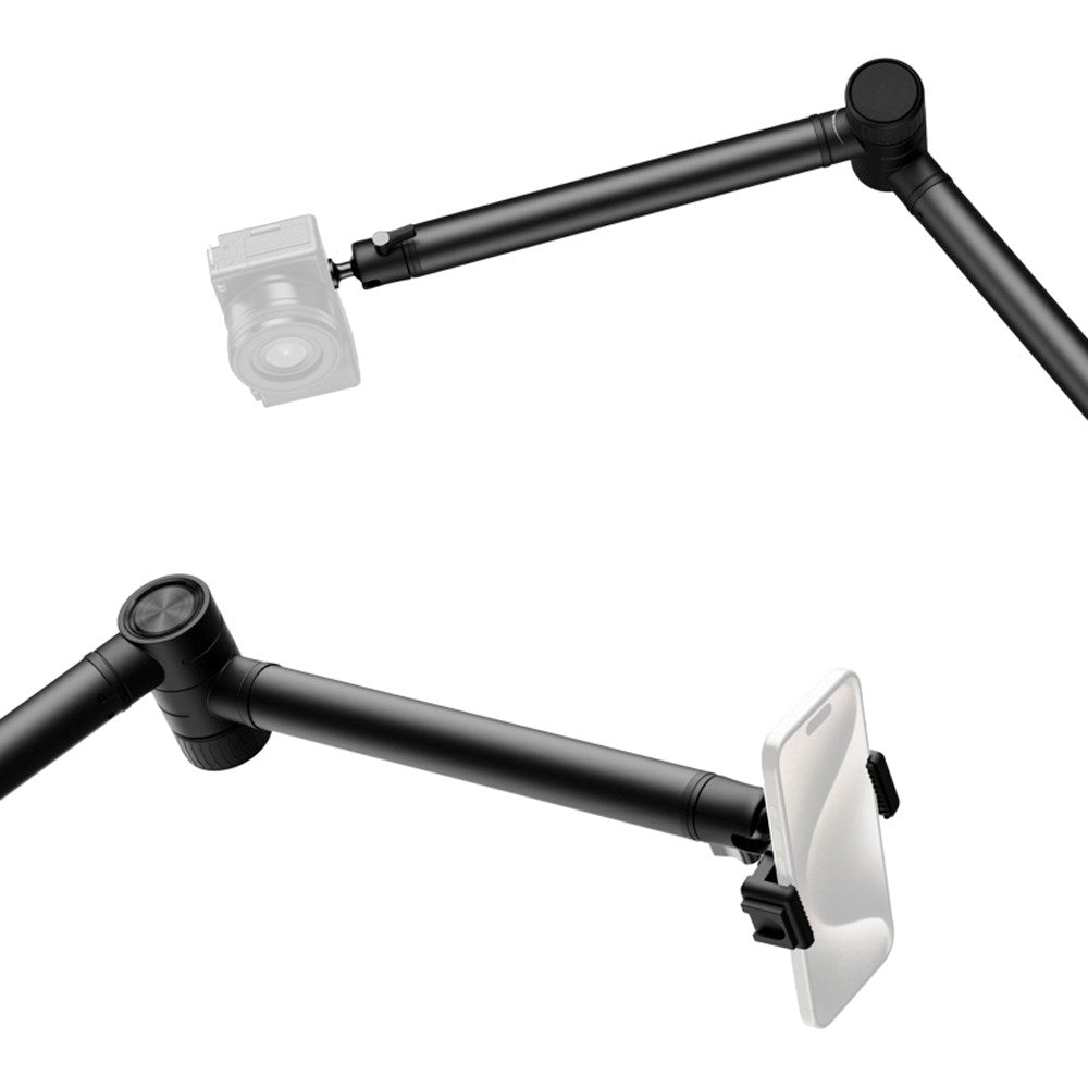 SmallRig Overhead Streaming og Fotografering Justerbart Bordbeslag til Kamera og Telefon - Sort