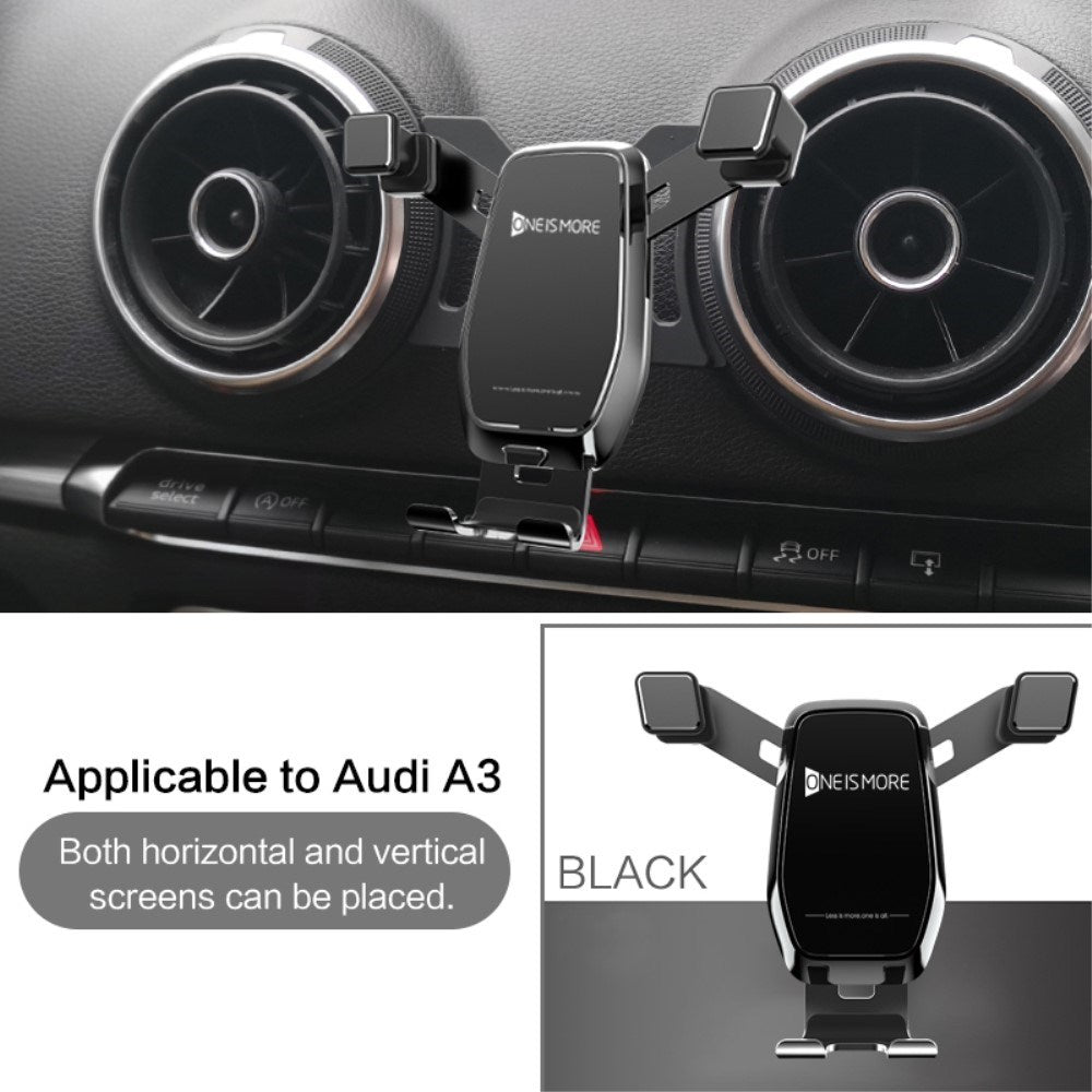 Mobilholder til Bil - Audi A3 / S3 (2014 - 2020) - Sort