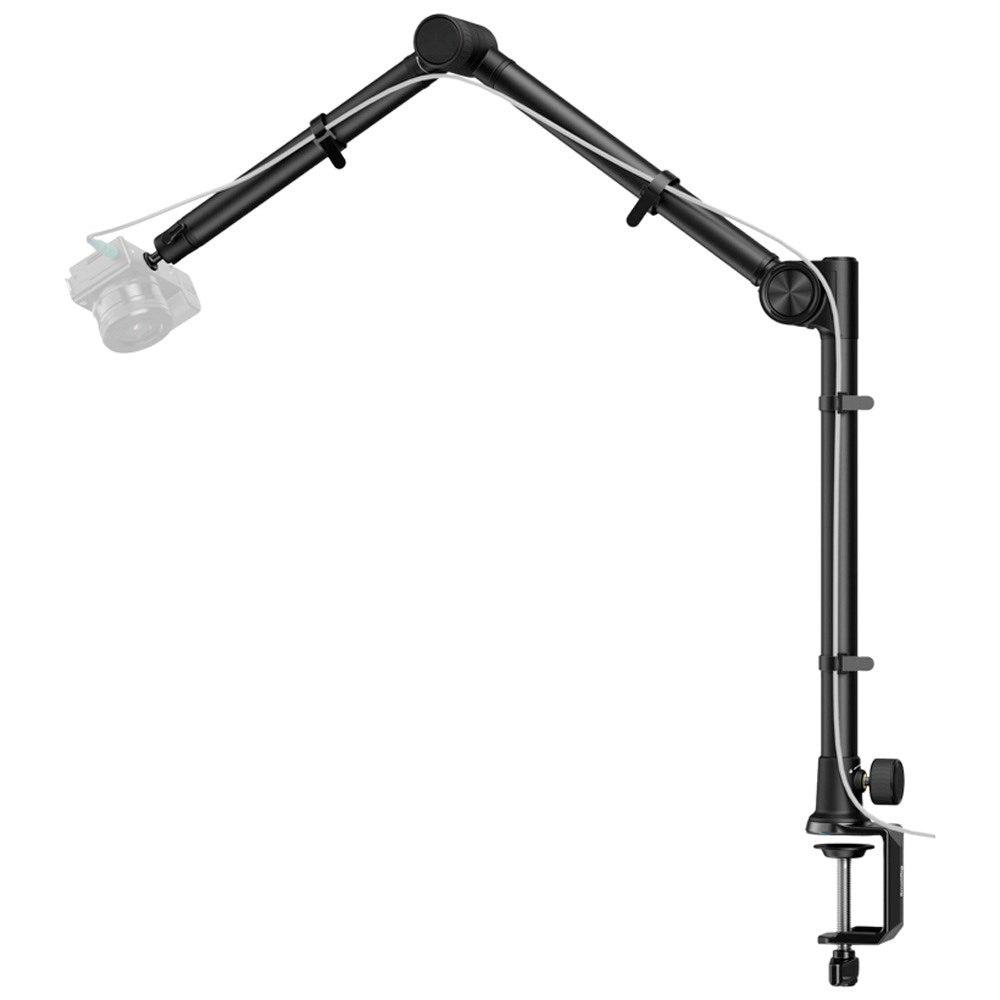 SmallRig Overhead Streaming og Fotografering Justerbart Bordbeslag til Kamera og Telefon - Sort