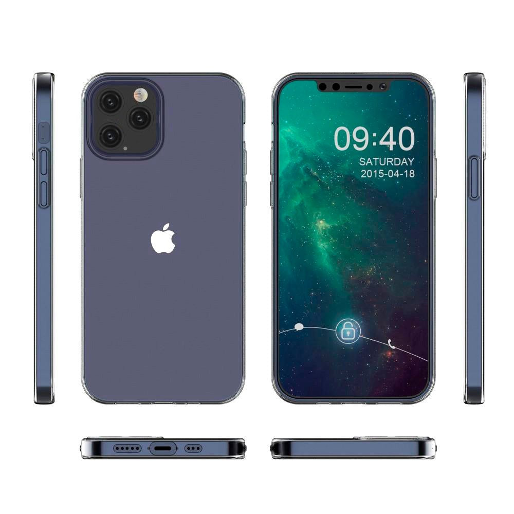iPhone 12 / 12 Pro Bump Safe Fleksibelt Plastik Cover - Gennemsigtig