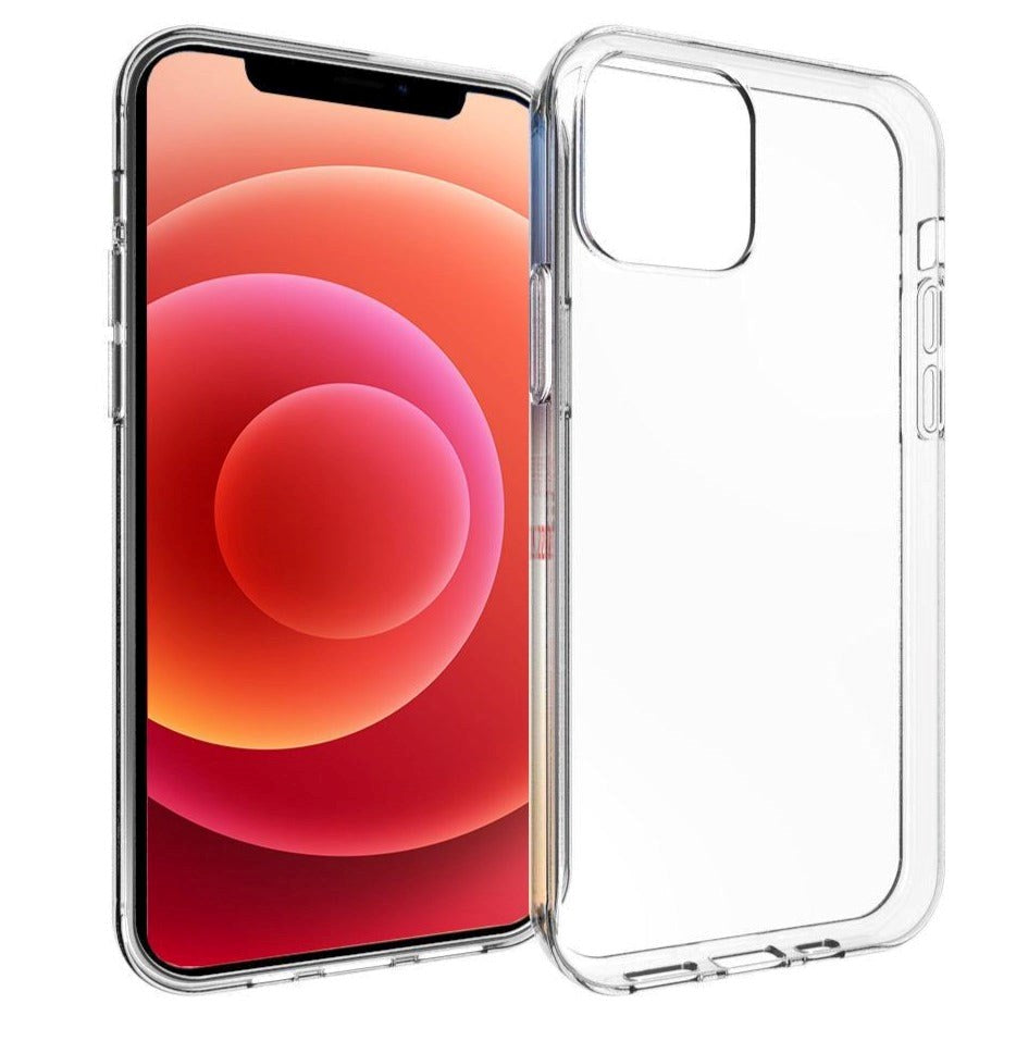 iPhone 12 / 12 Pro Minimalistisk Fleksibelt Plastik Cover - Gennemsigtig