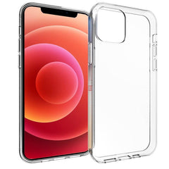 iPhone 12 / 12 Pro Minimalistisk Fleksibelt Plastik Cover - Gennemsigtig