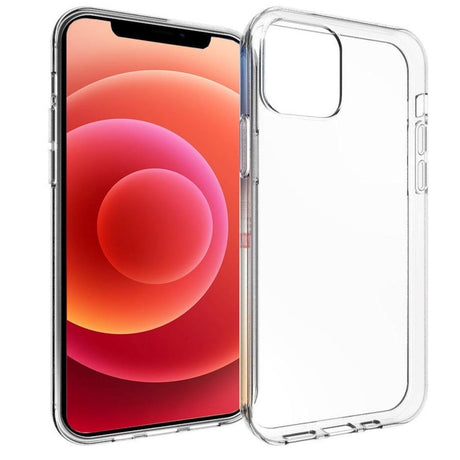 iPhone 12 / 12 Pro Minimalistisk Fleksibelt Plastik Cover - Gennemsigtig