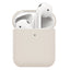 Apple AirPods (1. & 2. gen.) Ultra Tyndt Silikone Cover - Beige