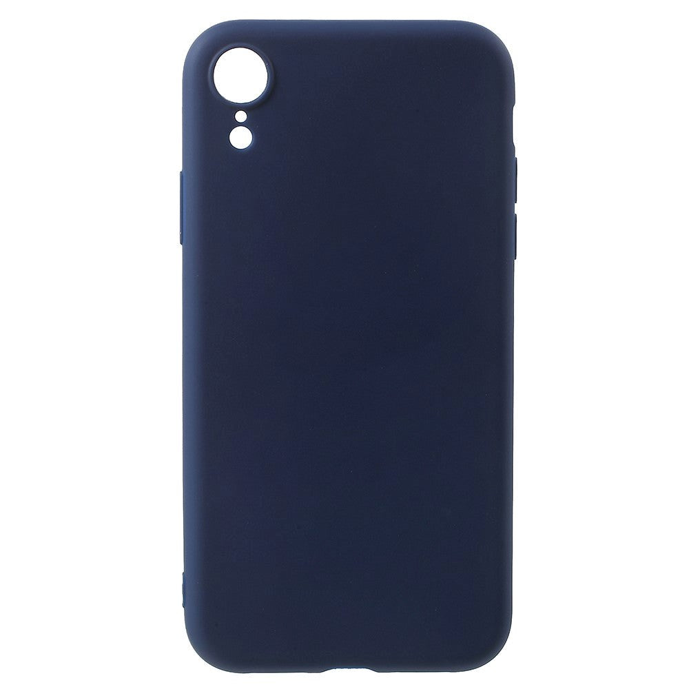 iPhone XR Matteret TPU Cover Mørkeblå