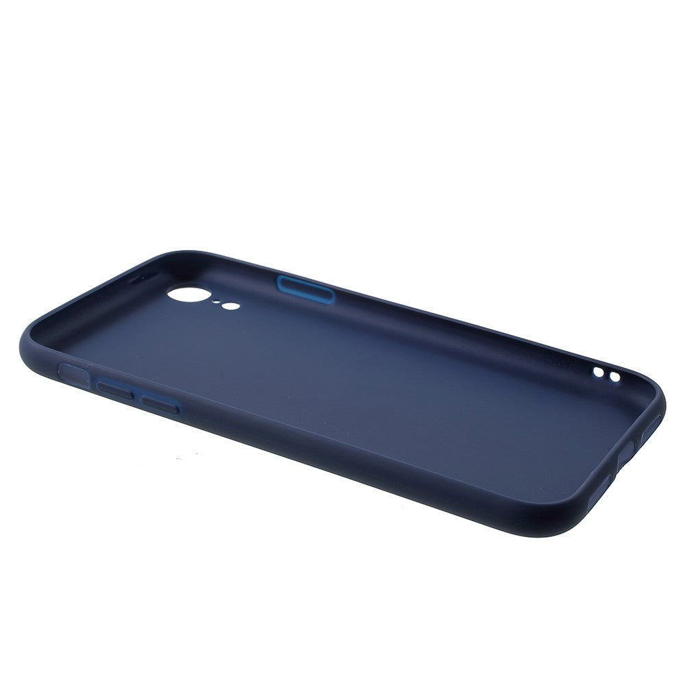 iPhone XR Matteret TPU Cover Mørkeblå