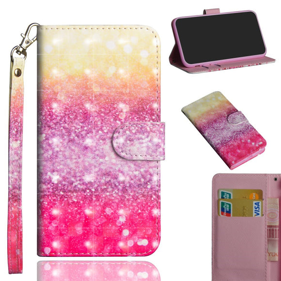 EIDERWOOD iPhone XR Læder Cover m. Pung & Strop - Farverigt Glimt
