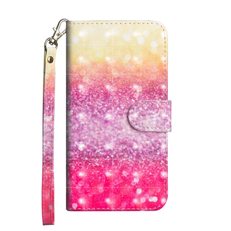 EIDERWOOD iPhone XR Læder Cover m. Pung & Strop - Farverigt Glimt