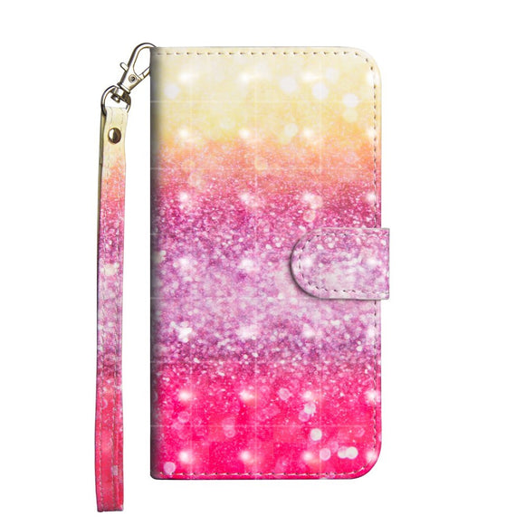EIDERWOOD iPhone XR Læder Cover m. Pung & Strop - Farverigt Glimt