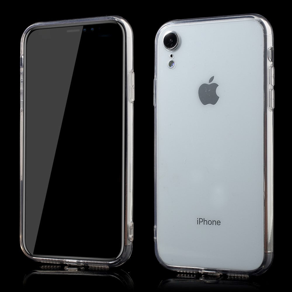 iPhone XR 360° Acrylic Cover m. Forside - Gennemsigtig