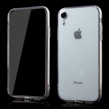 iPhone XR 360° Acrylic Cover m. Forside - Gennemsigtig
