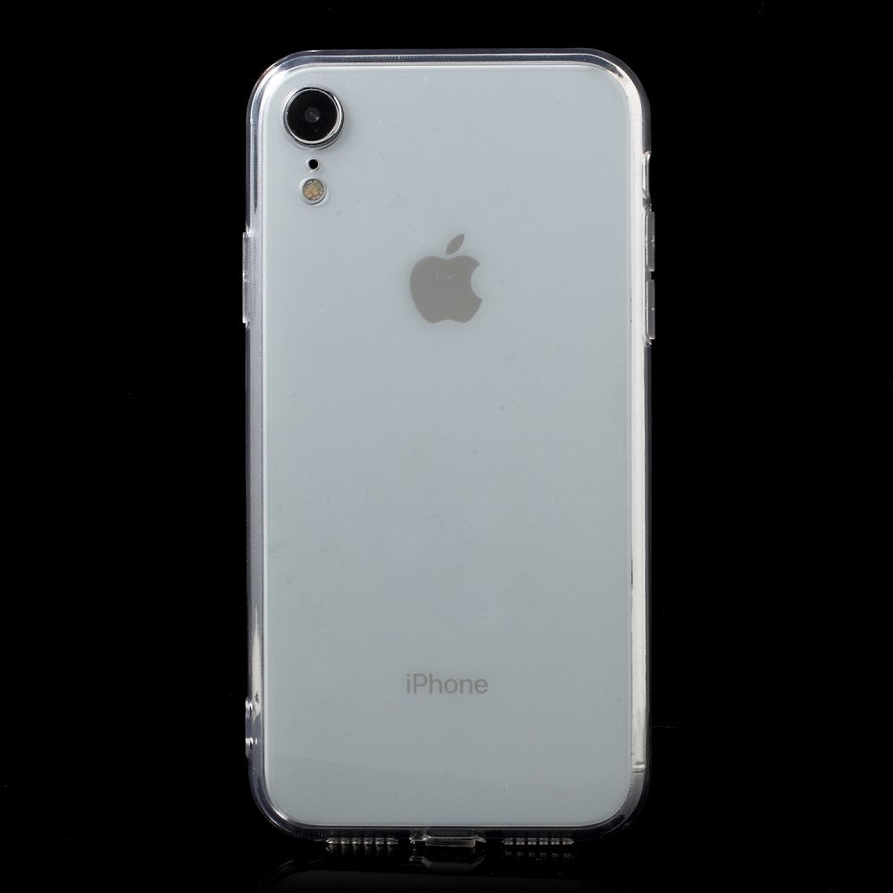 iPhone XR 360° Acrylic Cover m. Forside - Gennemsigtig