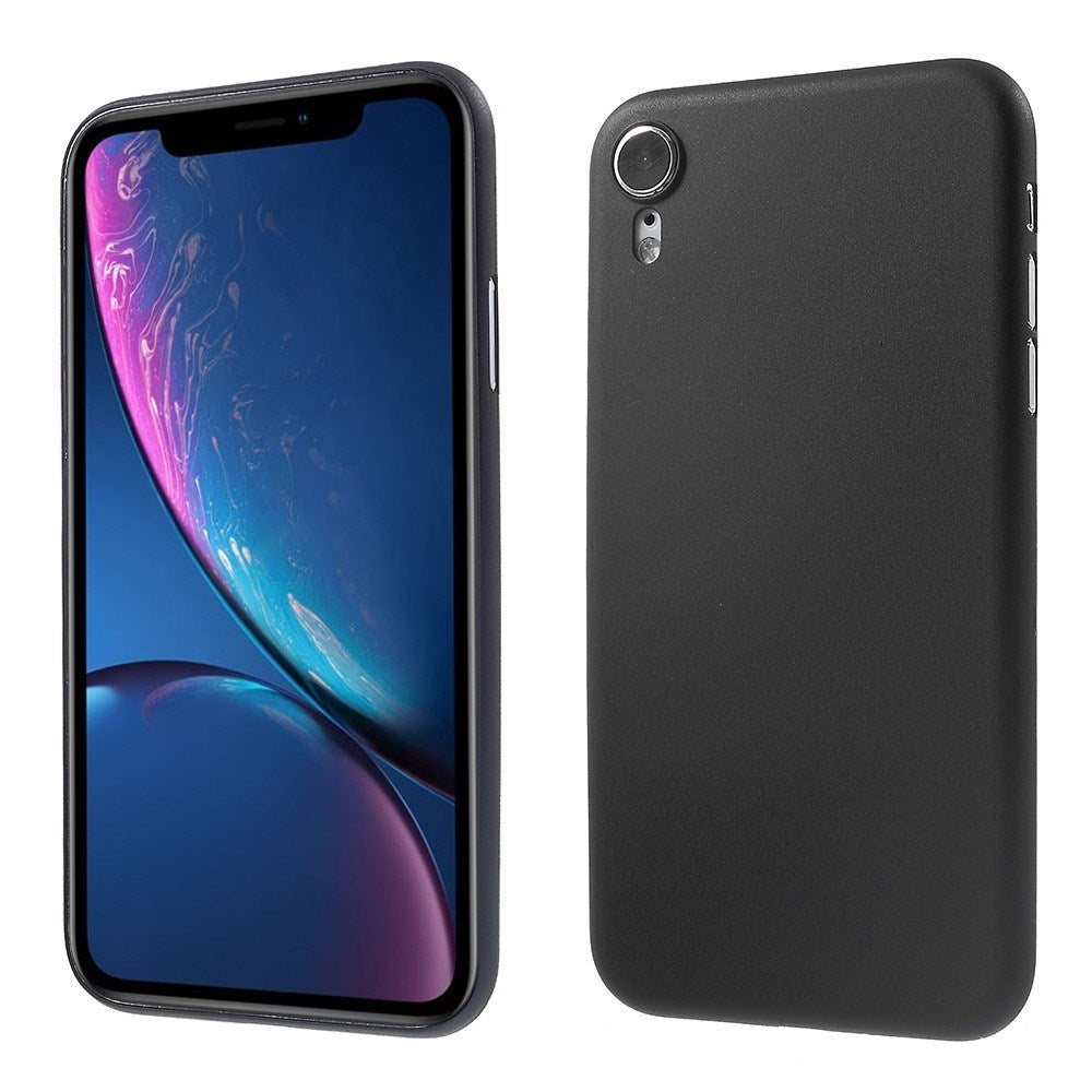 EIDERWOOD iPhone XR Tyndt Plastik Cover - Sort