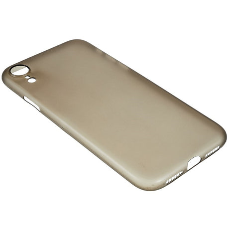 EIDERWOOD iPhone XR Tyndt Plastik Cover - Gennemsigtig / Sort