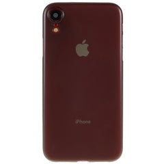 EIDERWOOD iPhone XR Tyndt Plastik Cover - Gennemsigtig / Sort