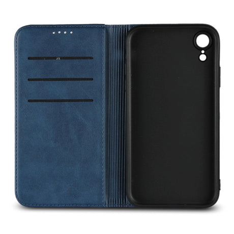 iPhone XR Smart Læder Cover m. Pung - Blå