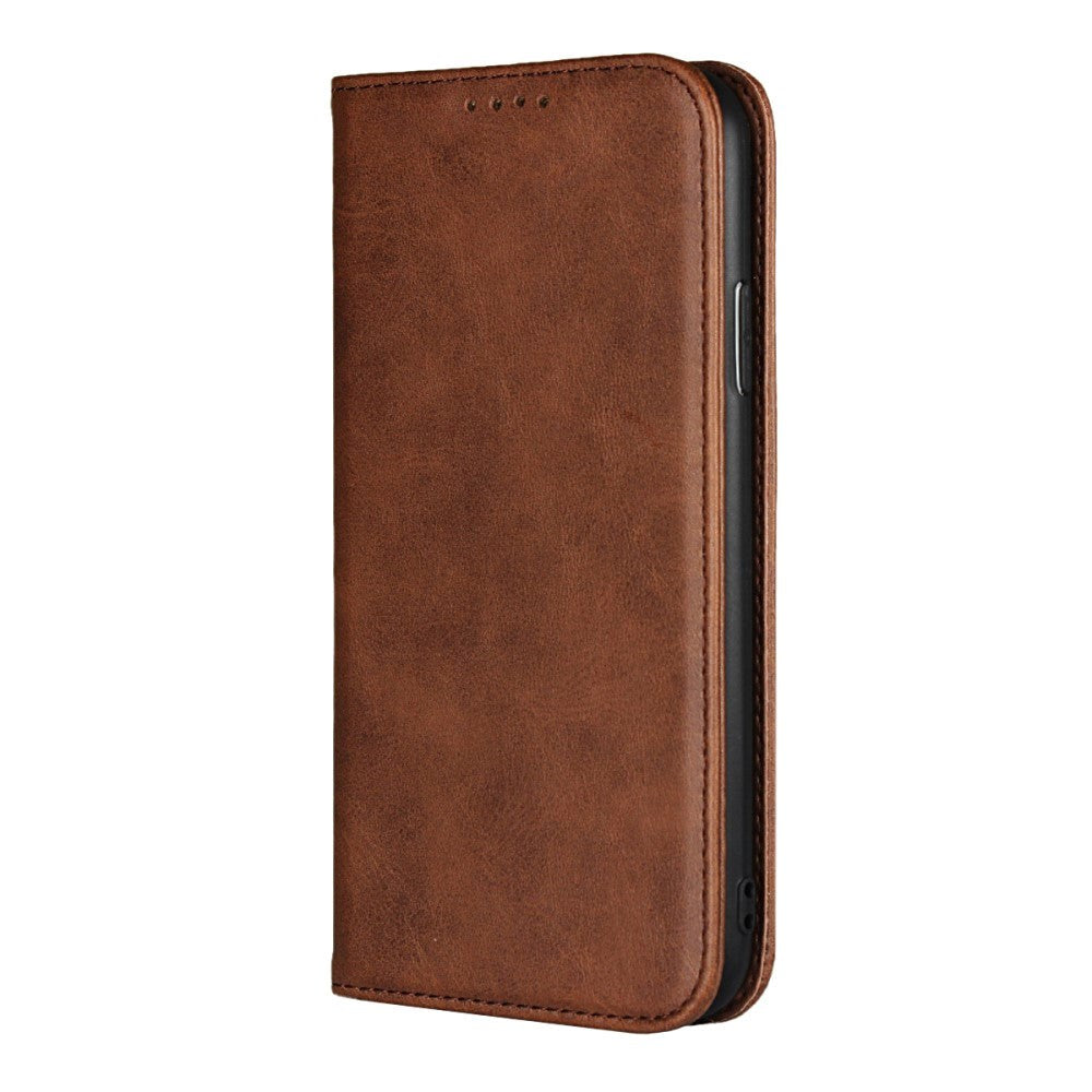 iPhone XR Smart Læder Cover m. Pung - Mørkbrun