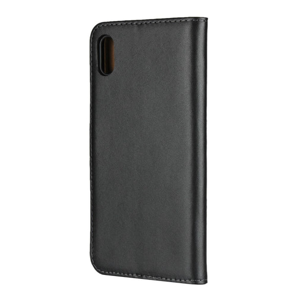 EIDERWOOD iPhone XS Max Læder Cover m. Pung & Ståfunktion - Sort