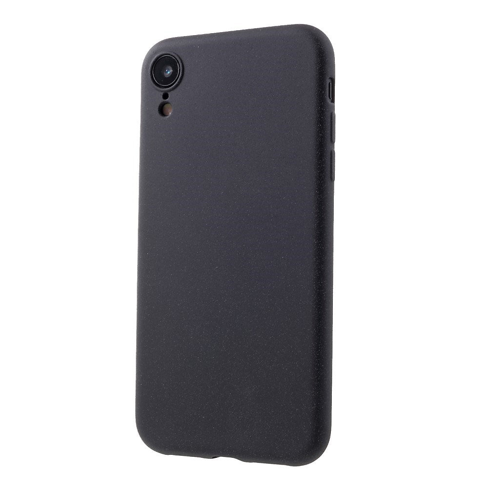 EIDERWOOD iPhone XR Mat Fleksibelt Plastik Cover - Sort