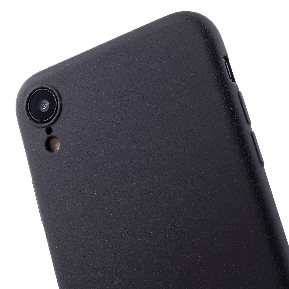 EIDERWOOD iPhone XR Mat Fleksibelt Plastik Cover - Sort