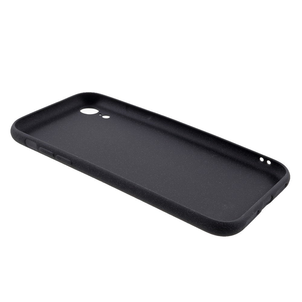 EIDERWOOD iPhone XR Mat Fleksibelt Plastik Cover - Sort