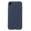 EIDERWOOD iPhone XR Mat Fleksibelt Plastik Cover - Mørkeblå