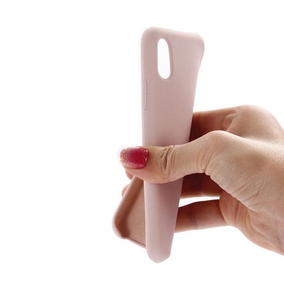 iPhone X / XS Soft Silicone Cover - Lyserød Vol. 2