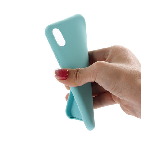 iPhone X / XS Soft Silicone Cover - Cyan Vol. 2