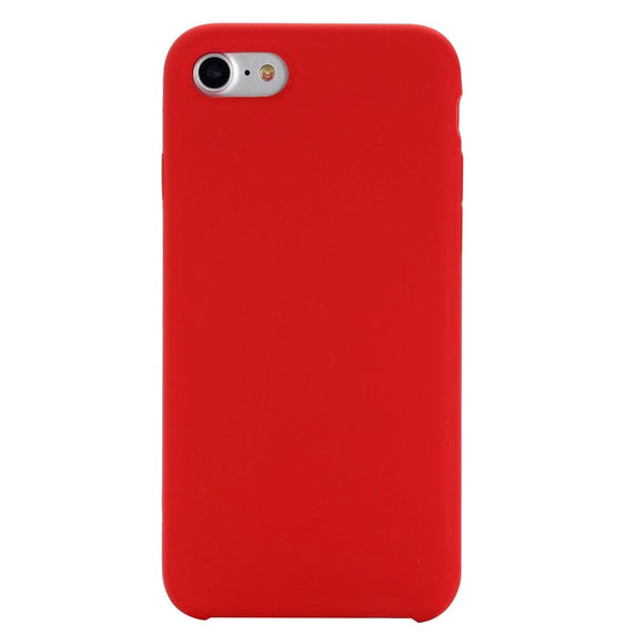iPhone SE (2022 / 2020) / 8 / 7 Soft Silicone Cover - Rød Vol. 2
