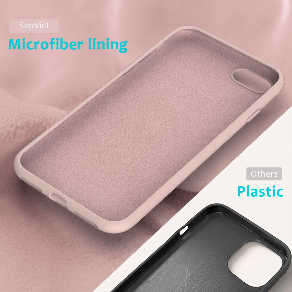iPhone SE (2022 / 2020) / 8 / 7 Soft Silicone Cover - Lyserød Vol. 2