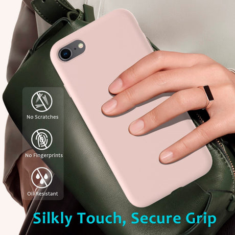 iPhone SE (2022 / 2020) / 8 / 7 Soft Silicone Cover - Lyserød Vol. 2