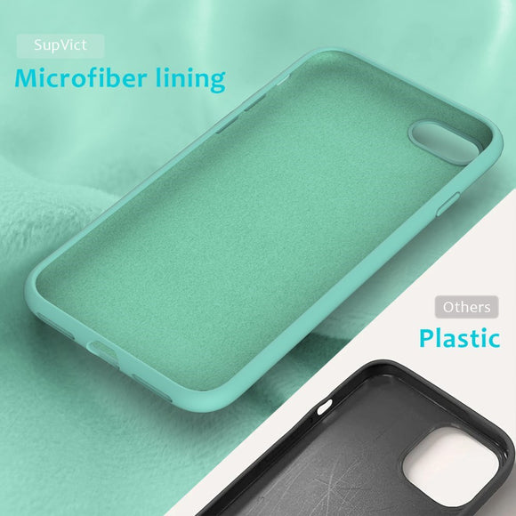 iPhone SE (2022 / 2020) / 8 / 7 Soft Silicone Cover - Cyan Vol. 2