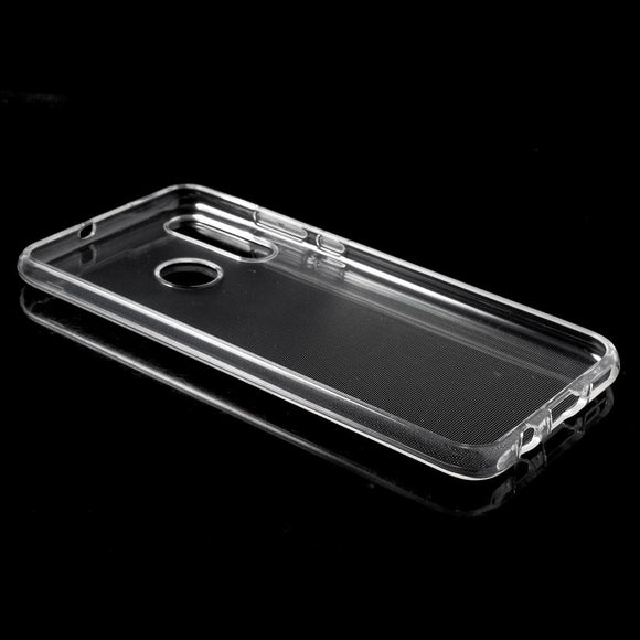 Huawei P30 Lite Non-Slip Inner Fleksibelt Cover - Gennemsigtig