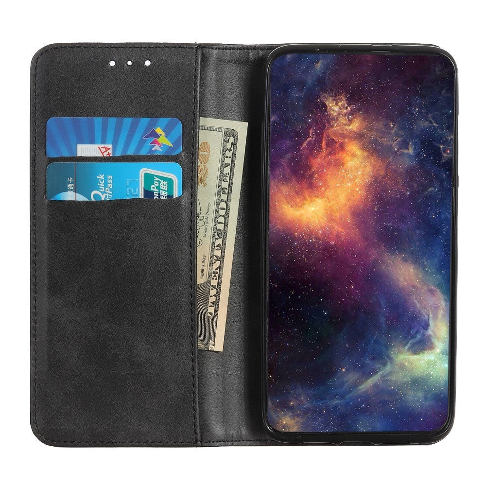 iPhone 11 Magnetisk Læder Cover m. Pung Sort