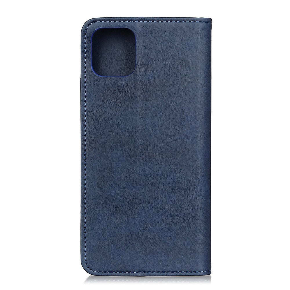 iPhone 11 Magnetisk Læder Cover m. Pung Blå